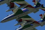 Frecce Tricolori (Ankunft)<br />Italienische Luftwaffe